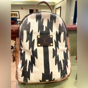 Revamped LV book bag purse!